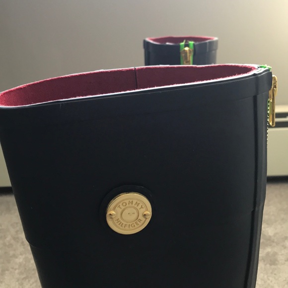 Navy Tommy Hilfiger rain boots - Picture 4 of 6